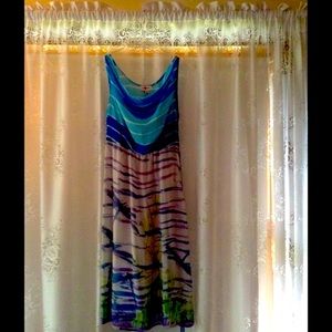 Anthropologie  Soft Flowing  Chiffon Dress new!